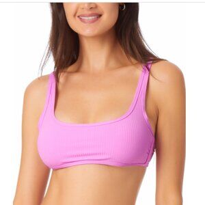 California Waves Womens Ribbed Adjustable Bikini Swim Top